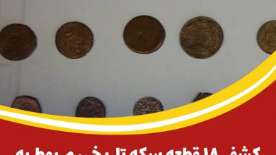 کشف 18 قطعه سکه تاریخی مربوط به دوران ساسانیان در کاشان